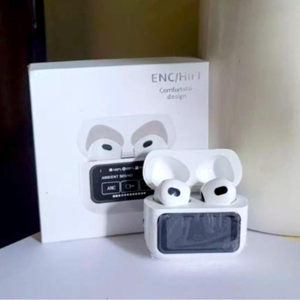 Earbuds Smart Touch Screen Bluetooth Wireless